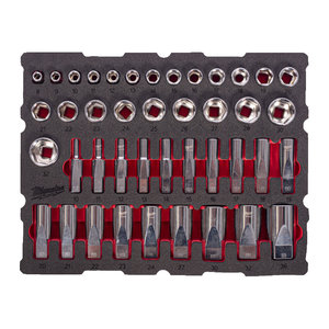 SOCKET PACKOUT FOAM INSERT set, 42-pcs