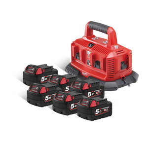 Akukomplekt koos laadijaga M18 NRG-506C, Milwaukee