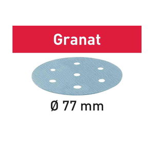 Šlifavimo popierius Granat STF D77/6 180 GR 50 vnt. 