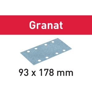 Š?ifavimo popierius STF 93X178 P120 GR/100 Granat 100 vnt. 