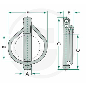 Blister Linch pin set (6X41X47) 6,0 mm, &Oslash; 41 mm
