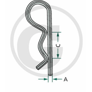 R-splint 6 mm, Ø 28-45 mm 5tk 