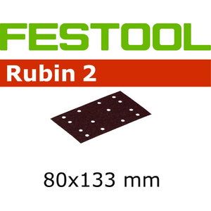 Šlifavimo medžiaga RUBIN 2 / STF 80X133 / P40 - 50pcs 