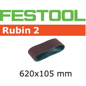 Grinding belt RUBIN 2 10pcs 105x620mm, Festool
