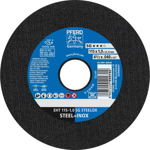 Pjov.disk.metalui EHT 115-1.0 A60 R SG-INOX, Pferd