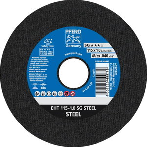 Режущий диск по металлу 115x1,0x22 A60S SG-E, PFERD