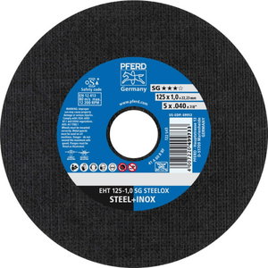 Pjovimo diskas SG STEELOX 125x1/22,23mm, Pferd