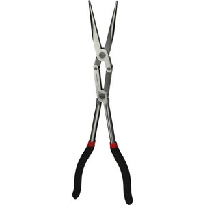 Double jointed flat pliers, extra long 