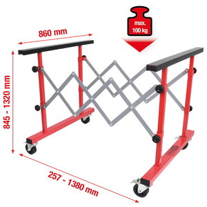 Uni telescopic multi purpose trolley, 257-1380mm, KS Tools
