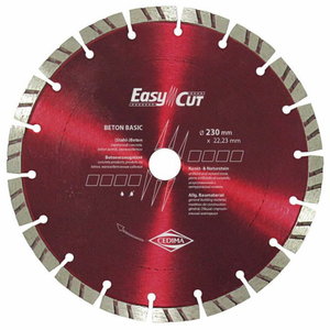 Алмазный отрезной диск для мокрой и сухой резки BETON BASIC 125x2,4/22,23mm, CEDIMA
