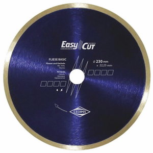 Алмазный отрезной диск для мокрой и сухой резки FLIESE BASIC, CEDIMA