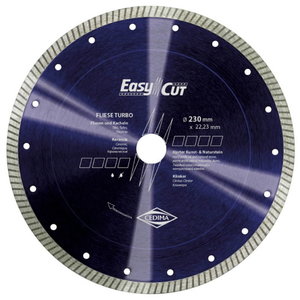 Алмазный отрезной диск для мокрой и сухой резки FLIESE TURBO 125x1,2/22,23mm, CEDIMA