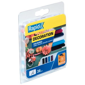 Gluestick 7x94mm/125g 5 colors, Rapid