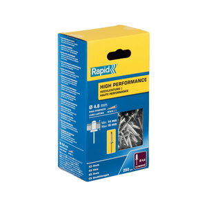 Rivets Ų4.8 20mm Alu 250pcs Box, Rapid
