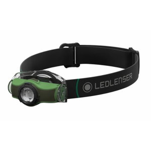 Headlamp MH4, rechargeable, white/red light, IP54, 400lm roh roheline, LedLenser
