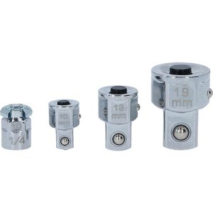 GEARplus adaptor set, metric, 4 pcs