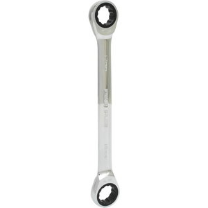 Dvigubas žiedinis terkšlinis raktas 17x19mm GEARplus, KS Tools