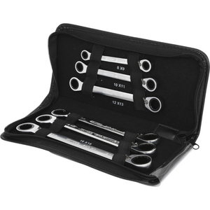 rev.double ring spanner set 8-19mm 6-pcs GEARplus