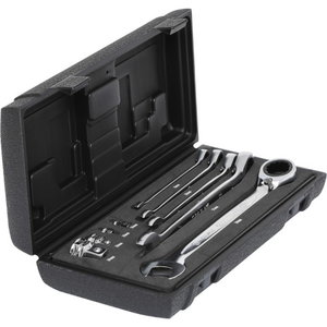GEARplus reversing combination ratcheting spanner set, 9 pcs