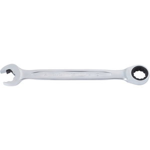 DUO GEARplus combination spanner set with ratchet mechanism