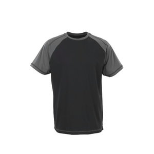 Albano marškinėliai juoda/antracitas L, Mascot