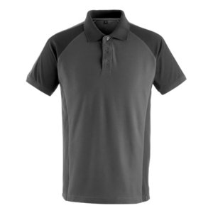 Polo krekls BOTTROP, pelēks/melns, 2XL