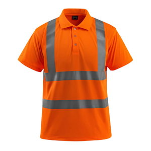Polo shirt Bowen Accelerate Safe, HI-VIs CL2, orange, Mascot