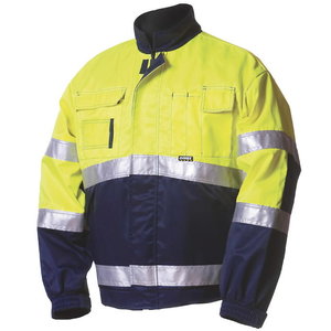 Jakk 5071 kõrgnähtav kollane/sinine L, Dimex