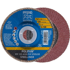 Flap disc PSF STEELOX, Pferd