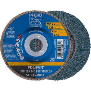 Lameļu disks PSF STEELOX 125mm Z40 PFF 125mm Z40 PFF, Pferd