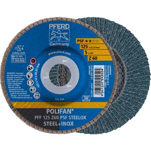 Lameļu disks PSF STEELOX 125mm Z60 PFF 125mm Z60 PFF, Pferd
