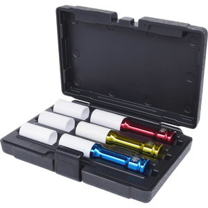Smūginių galvučių  1/2'' kompl. 17-19-21mm ilga  KST