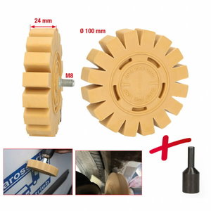 Stripe removing pad with lamellae