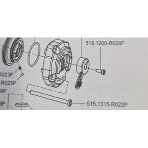 End cap screw spare part for 515.1315&KST