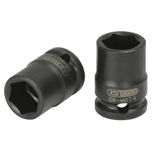 3/8" Hexagon impact socket, short, 3/8"