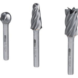 Milling burr set, 3 pcs, KS Tools