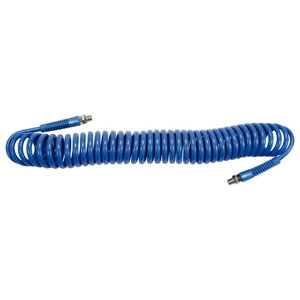 PU compressed air spiral coiled tube 12bar 8mm 
