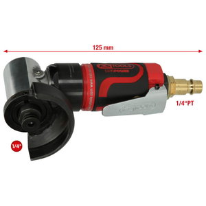 SlimPOWER Mini compressed air rod angle grinder, short 
