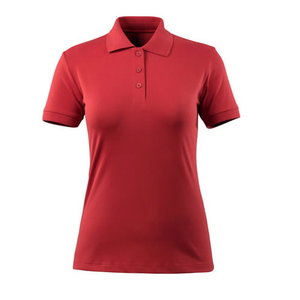Polo Shirt Grasse Ladies red, Mascot