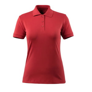 Polo Shirt Grasse Ladies red S S, Mascot
