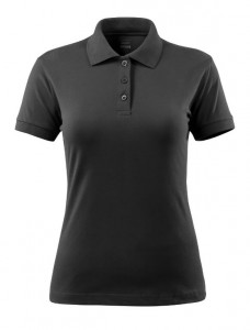 Sieviešu polo krekls Grasse, melns M, Mascot