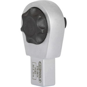 9x12mm Push fit fine toothed reversible ratchet head, 1/4" 