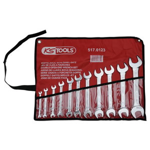 CLASSIC Double open ended spanner set, 11 pcs, 6x7-30x32mm