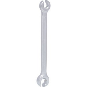 Open double ring spanner, offset