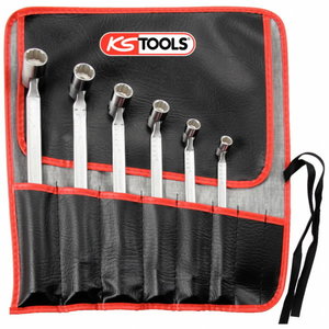 Double revolving head spanner set 8x19mm 6-pcs, KS Tools