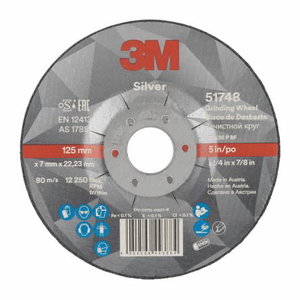 3M Ceramic Grinding Wheel Silver 125x7/22,23mm, 3M