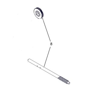 Kit Serviceworm Shaft & Gear Ariens 24