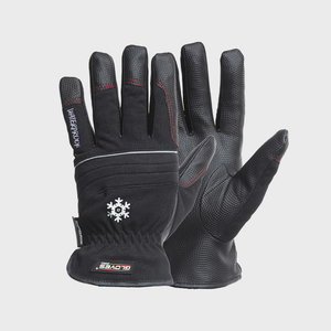 Gloves, PU palm, Spandex back, Thinsulate lined, Black Star, Gloves Pro®