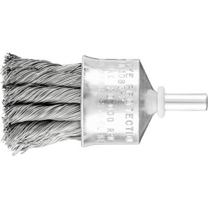Šepetys vielinis su koteliu supintas PBG Steel 30/6mm 0,35mm