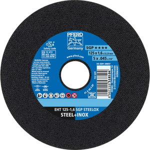 Режущий диск EHT 125-1,6 A46 S SGP-INOX, PFERD